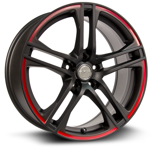 RTX Wheels Custom Wheels Alluminum After Market Niagara Battery and Tire